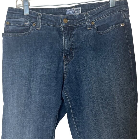 Signature by Levi Strauss Modern Bootcut Jeans Blue Stretch Denim Size 14 Long - Picture 3 of 7